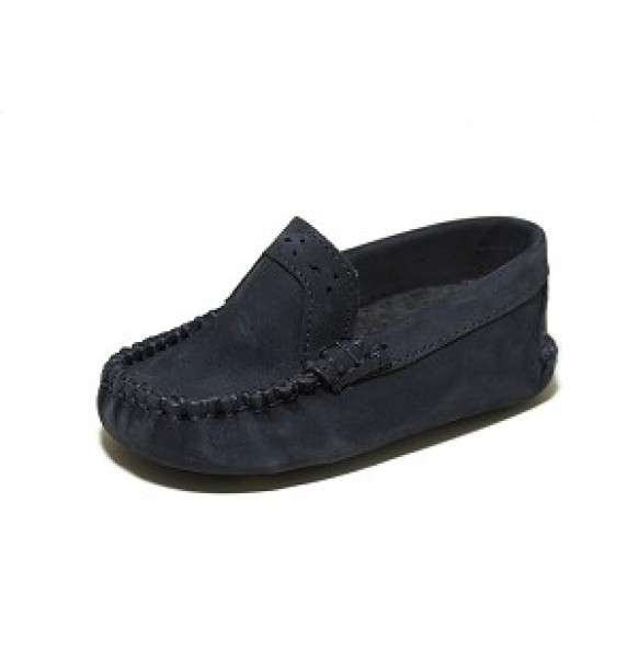 Elephantito Baby Boy Navy Moccassin