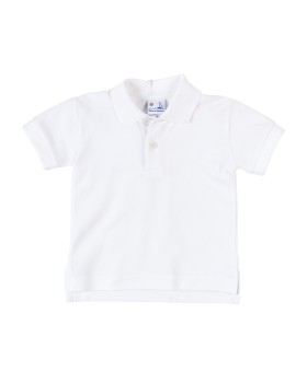 Florence Eiseman Boys White SS Polo