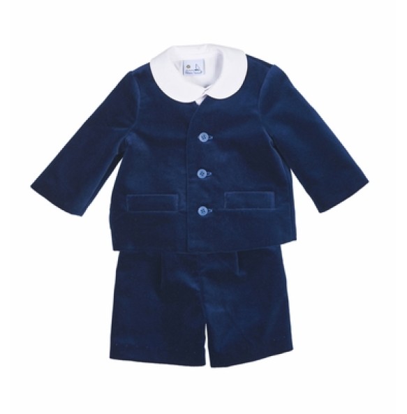Florence Eiseman Boys Royal Blue Eton Suit