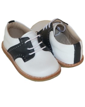 Elephantito Boys Navy White Saddle Shoes 